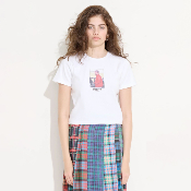 Misfit Shapes - Goz Rib Tee - White