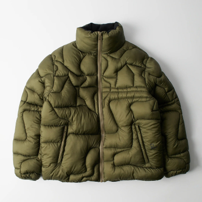 Parra - Boring village puffer jacket - Green