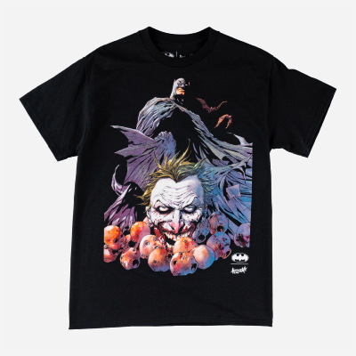 WELCOME X BATMAN - HEADS UP TEE - Black