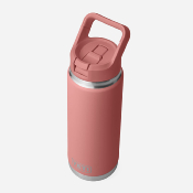 YETI - BOUTEILLE RAMBLER 26oz (760 ml) BOUCHON PAILLE - Sandstone Pink