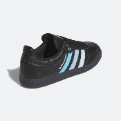 Adidas Skateboarding x Charlotte Football Club x Black Sheep - Samba ADV - Core Black / Cloud White / Ice Blue