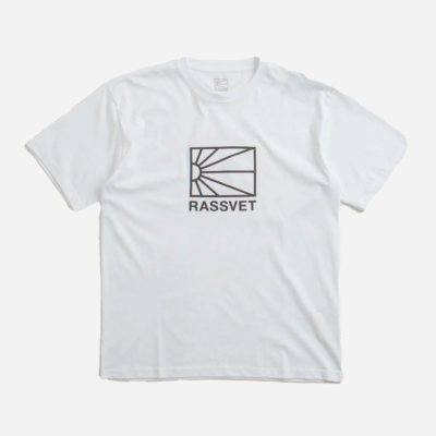 RASSVET - LOGO TEE KNIT  - White