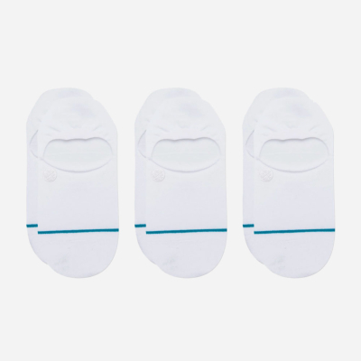 STANCE - ICON NO SHOW 3 PACK - White