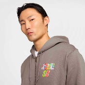 Nike SB - Fleece Hoodie Front Zip Pool Airs - Cave Stone / White