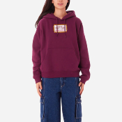 OBEY W - SWANS HOOD  - Grape