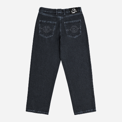 RAVE SKATEBOARDS - GROS DENIM PANT-  Black Raw