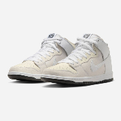 NIKE SB - DUNK HIGH x ANTIHERO - White / White / Black