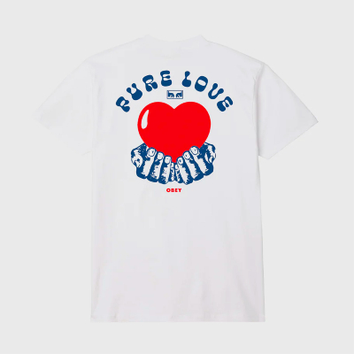 OBEY - PURE LOVE TEE - White