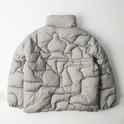 Parra - Boring village puffer jacket - Grey