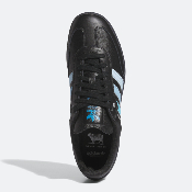 Adidas Skateboarding x Charlotte Football Club x Black Sheep - Samba ADV - Core Black / Cloud White / Ice Blue