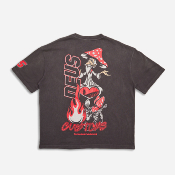 DEUS EX MACHINA - PUFFY LOVE TEE - Anthracite