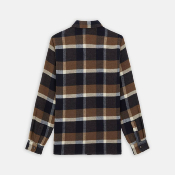 DICKIES - PLAID COALING LS SHIRT - Mushroom