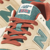 New Balance Numeric - NM 574 - Tan / Forest Green