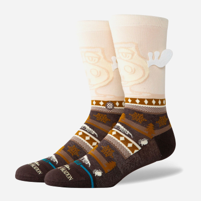 Stance - Have Some Eggnog Crew - Dark Brown