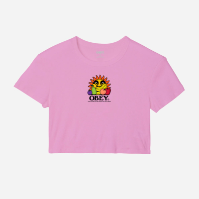 OBEY - THE FUTURE IS IN THE FRUITS OF OUR LABOR - PASTEL LAVENDER