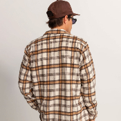 RHYTHM - ALBERT CHECK LS SHIRT - Natural