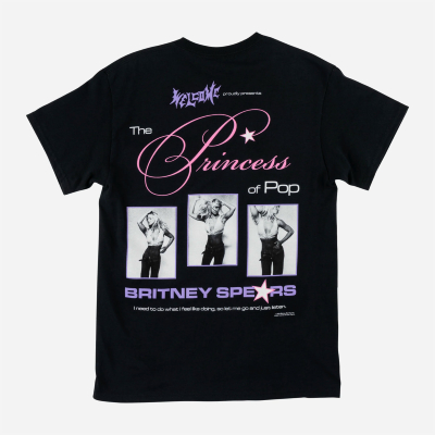 WELCOME X BRITNEY SPEARS - PRINCESS TEE - Black