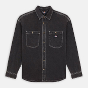 DICKIES - HOUSTON SHIRT LS - Black Wash