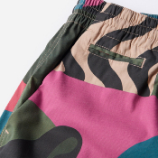 PARRA - DISTORTED CAMO SHORTS - Pink