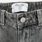 New Age - Jorts Denim Short - Dark Grey