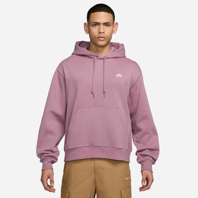 Nike SB - Essential Logo Hoodie - Plum Dust/White