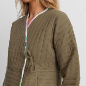 Rhythm - JYOTI QUILTED JACKET - Olive