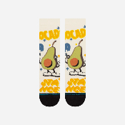 Stance - Food Stand Crew Sock - Canvas