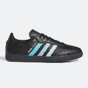 Adidas Skateboarding x Charlotte Football Club x Black Sheep - Samba ADV - Core Black / Cloud White / Ice Blue