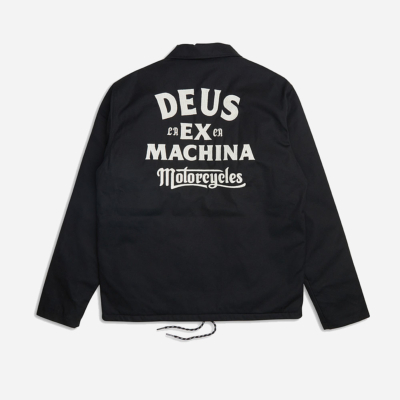 DEUS EX MACHINA - BREEZE COACH JACKET - BLACK