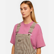 DICKIES - CLASSIC HICKORY BIB - Mushroom