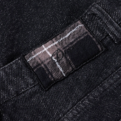 DIME - Secret Baggy Denim Pants - Black washed