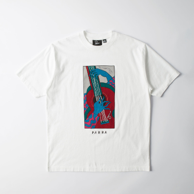 PARRA - CHEAP STRINGS T-SHIRT - White