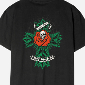 Santa Cruz - Dressen Rose Cross 2 T-shirt - Black