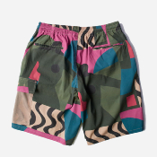 PARRA - DISTORTED CAMO SHORTS - Pink