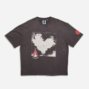 DEUS EX MACHINA - PUFFY LOVE TEE - Anthracite