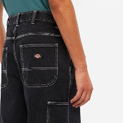 DICKIES - MADISON BAGGY FIT DENIM - Black Wash