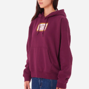 OBEY W - SWANS HOOD  - Grape