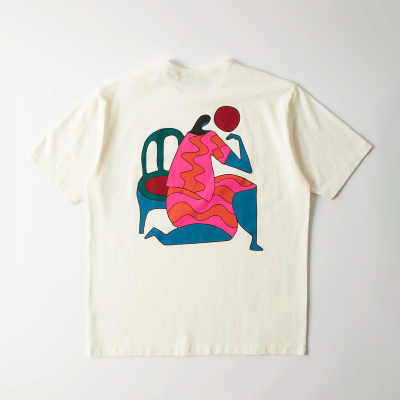 Parra - Face ball t-shirt - Off white