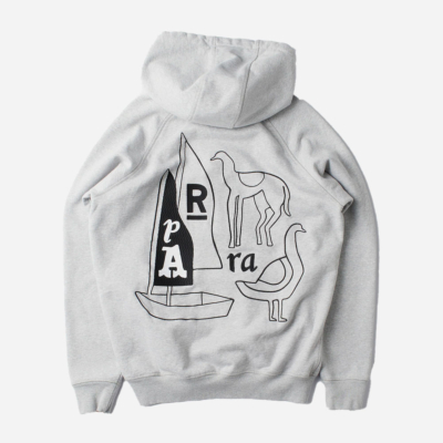 PARRA - THE RIDDLE HOODED SWEATSHIRT - Heather Grey