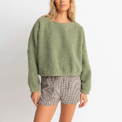 Rhythm - JYOTI REVERSE FLEECE - Sage