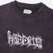 HODDLE - T-SHIRT VISION LOGO - Black Wash