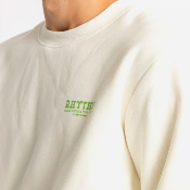 Rhythm - Fungi Fleece Crew - Vintage White