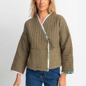 Rhythm - JYOTI QUILTED JACKET - Olive