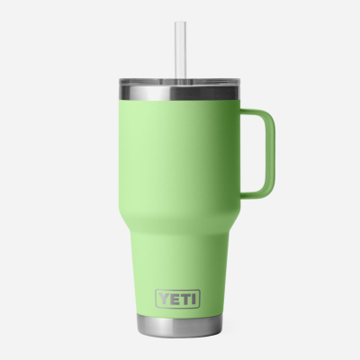 YETI - MUG RAMBLER 25 oz (710 ml) AVEC COUVERCLE A PAILLE - Key Lime