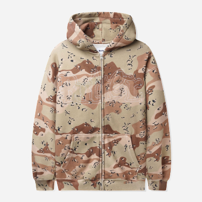 Butter Goods  - Breakdown Zip Thru Hood - Desert Camo