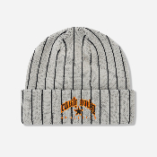 Cash Only Pinstripe Beanie Light Grey