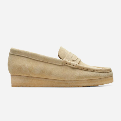 CLARKS - WALLABEE LOAFER WOMEN - Maple Suede