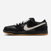 Nike SB - Dunk Low Premium Pro - Black / White-Black-Gum Light Brown