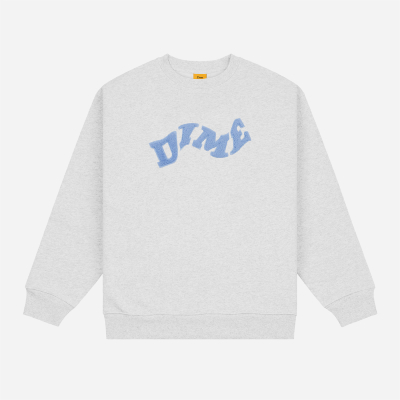 DIME - COLLEGE CREWNECK - Ash