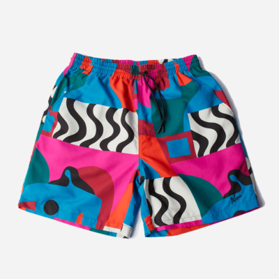 PARRA - DISTORTED WATER SWIM SHORTS - Multi